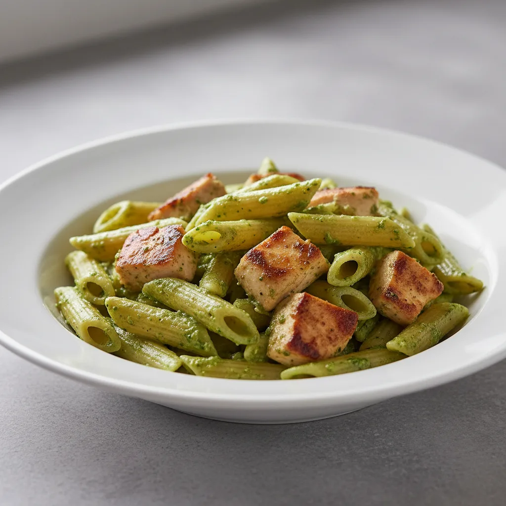 Chicken Pesto with Pasta Chicken Pesto with Pasta