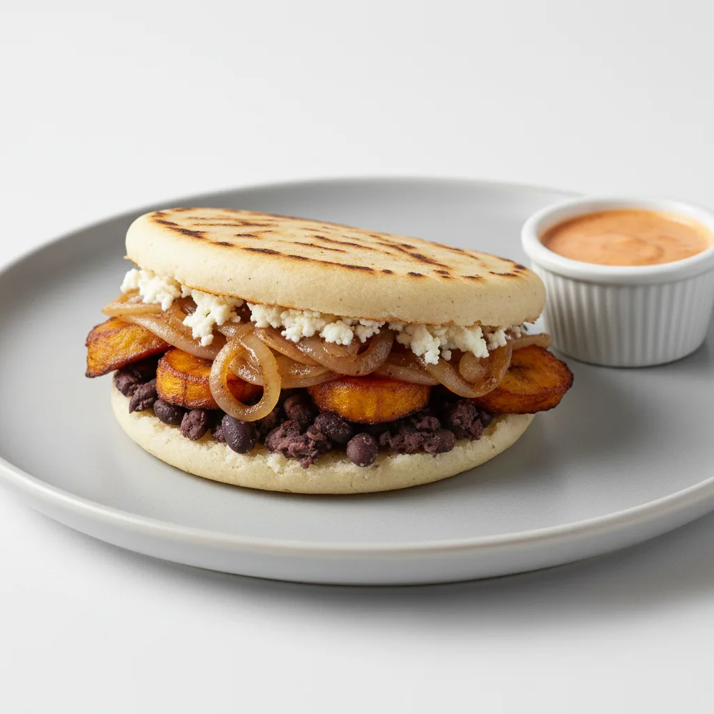 Vegetable Arepas Sandwich Vegetable Arepas Sandwich