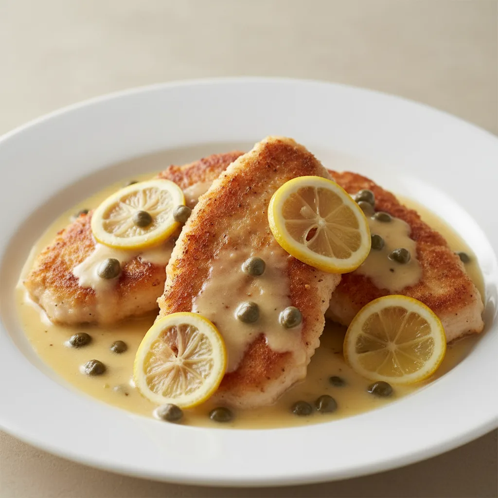 Creamy Chicken Piccata Creamy Chicken Piccata