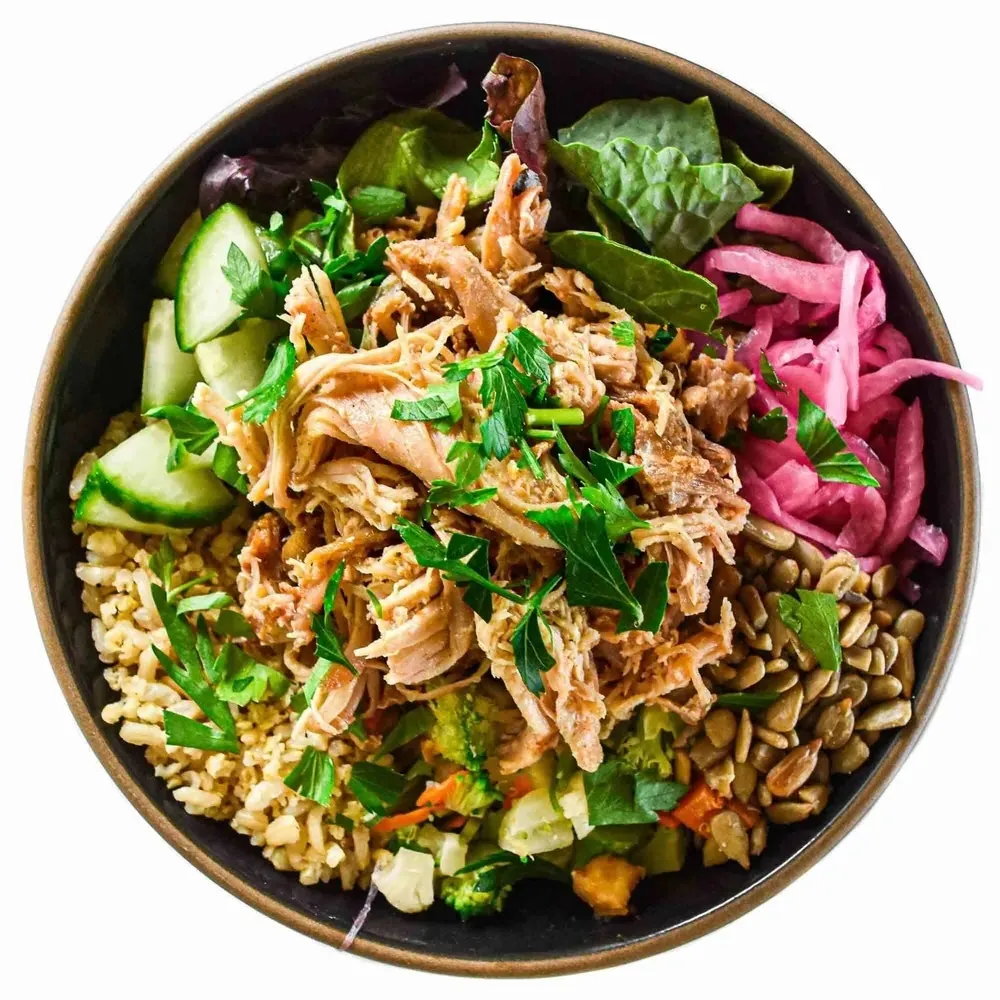 Chicken Mixed Bowl with Smoky Chipotle Sauce