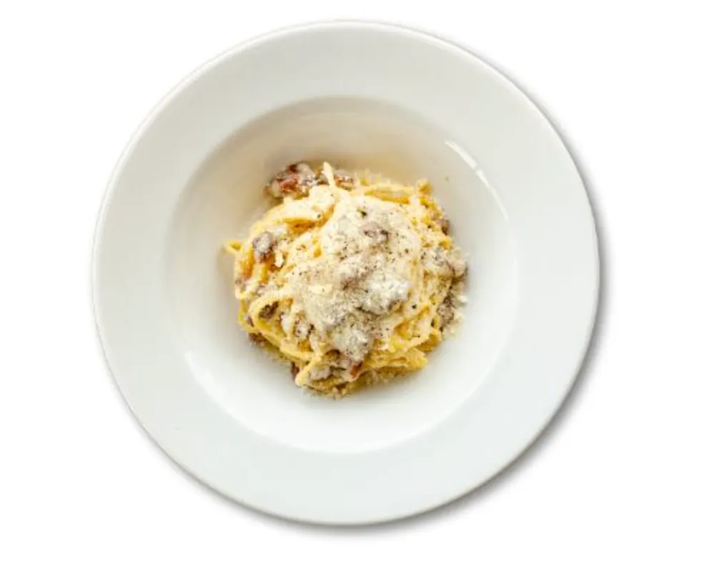 Carbonara with Classic Casarecce