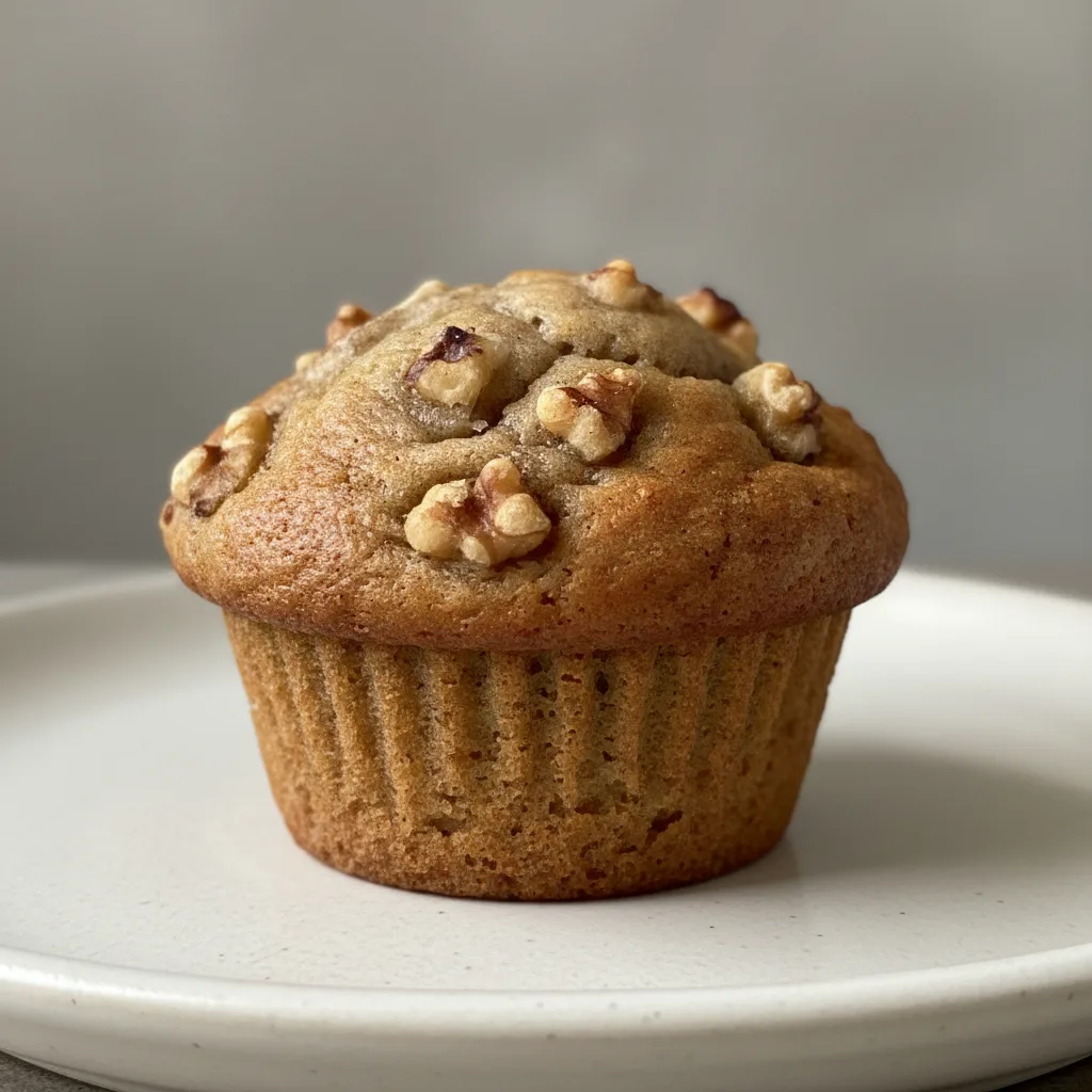 Gluten Free Banana Walnut Muffin