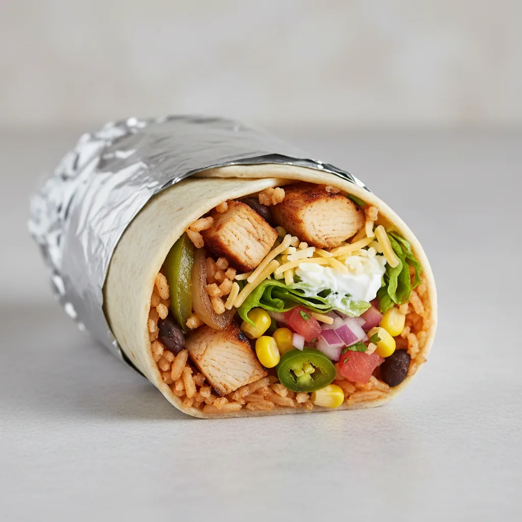Chipotle Chicken Burrito Chipotle Chicken Burrito