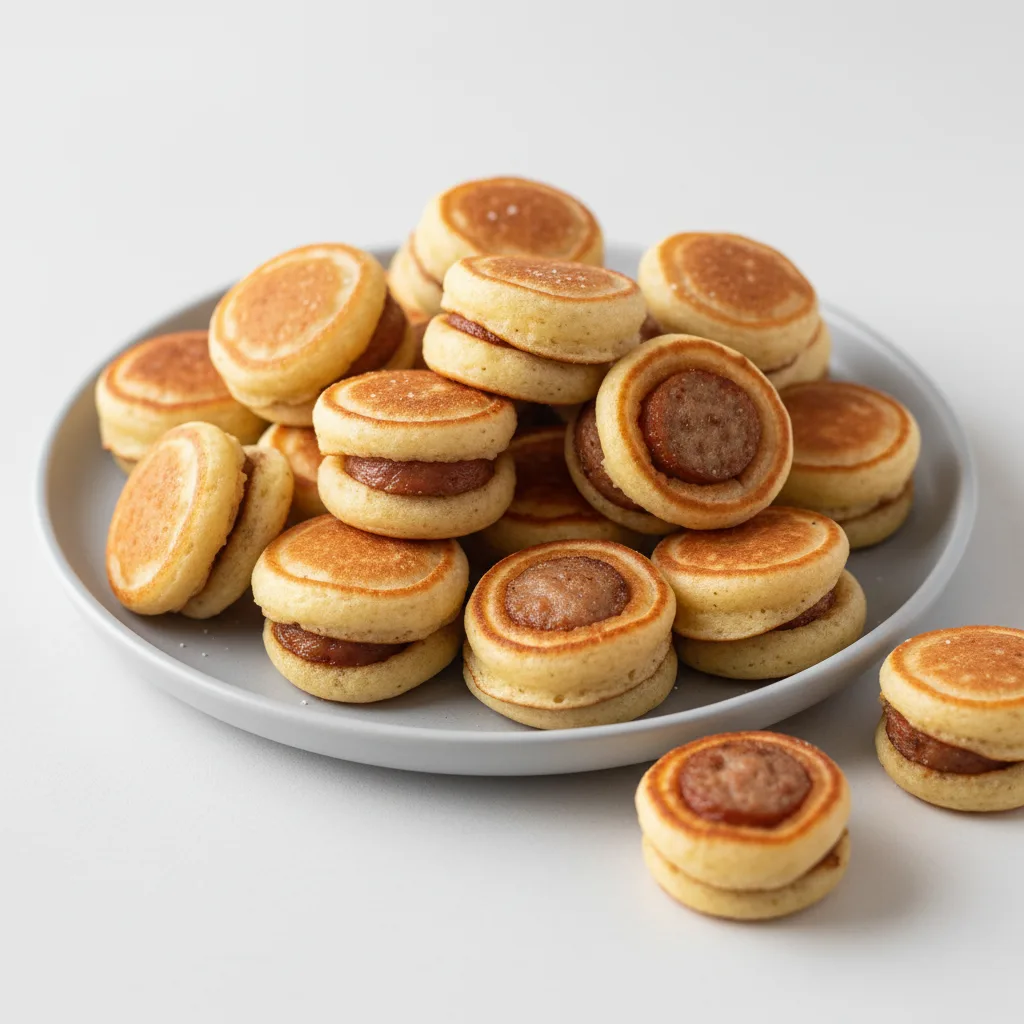 Mini Pancake and Sausage Bites Mini Pancake and Sausage Bites
