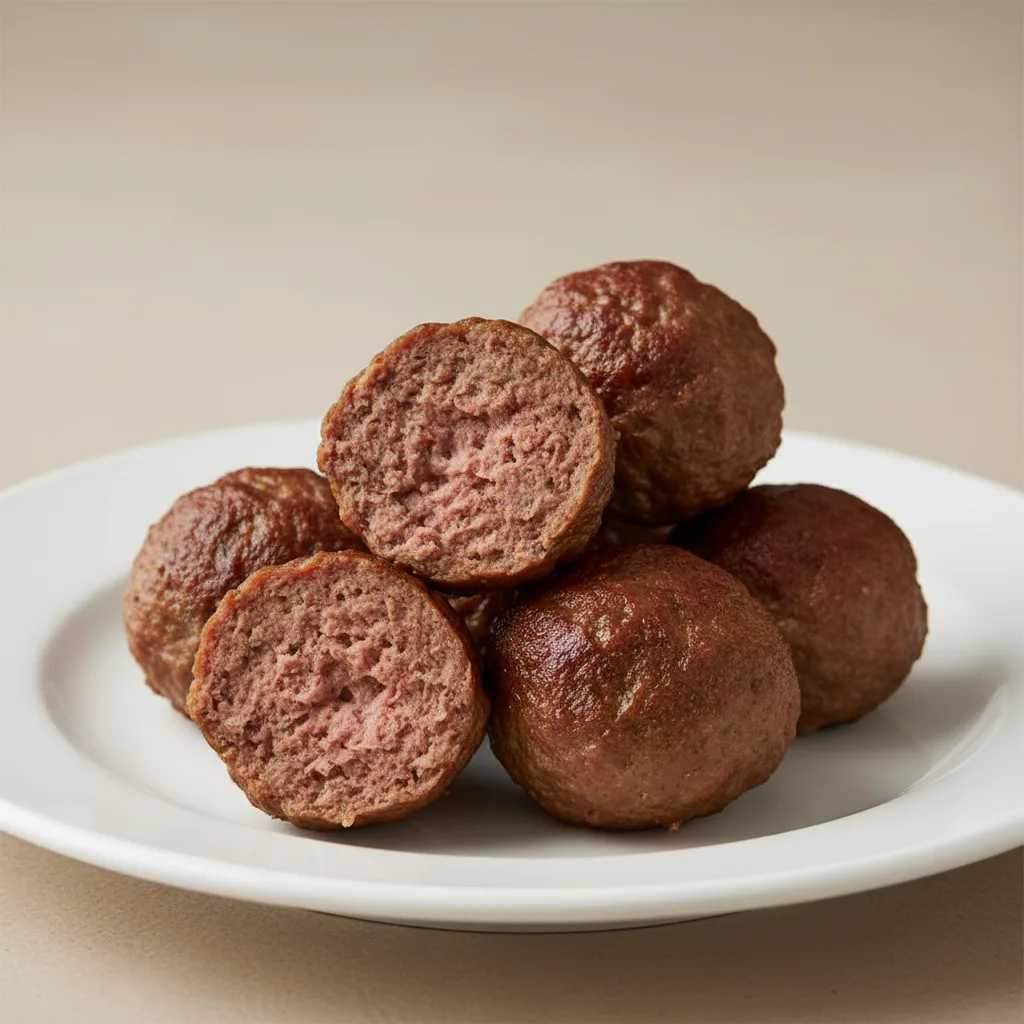 Meatballs - Cut in Half Meatballs - Cut in Half