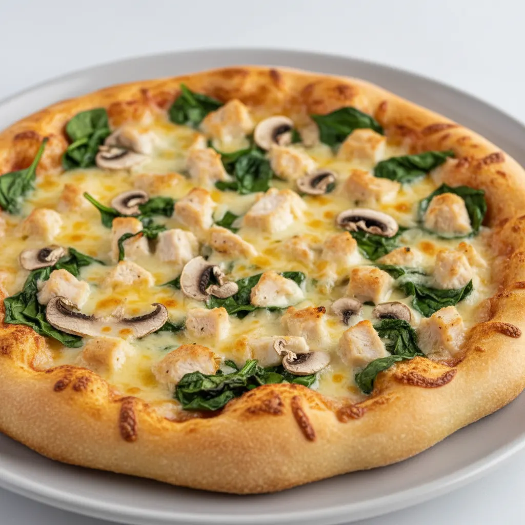 Gluten-Free Grace's Pizza (Alfredo)