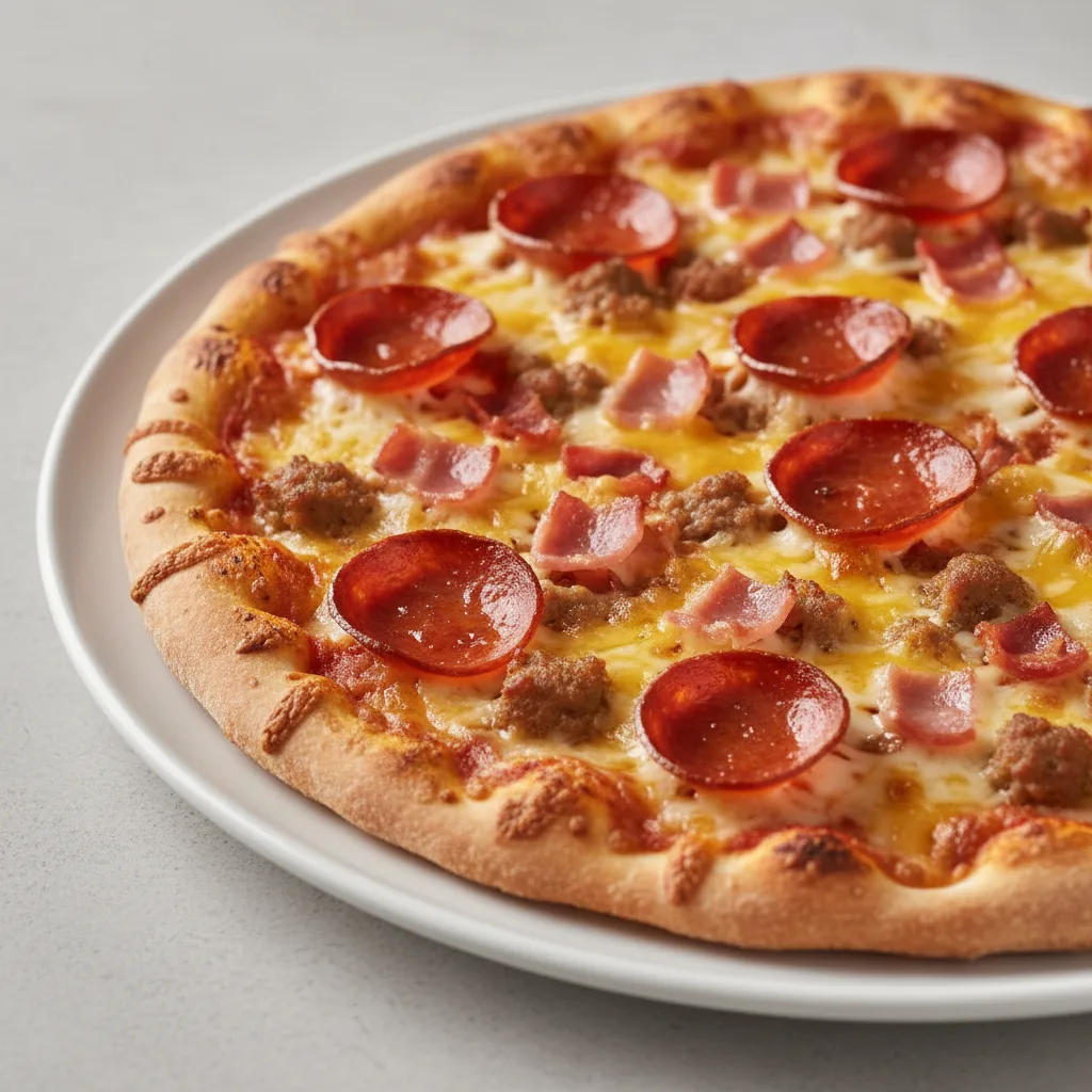 Gluten-Free Meat & Cheese Deluxe Pizza