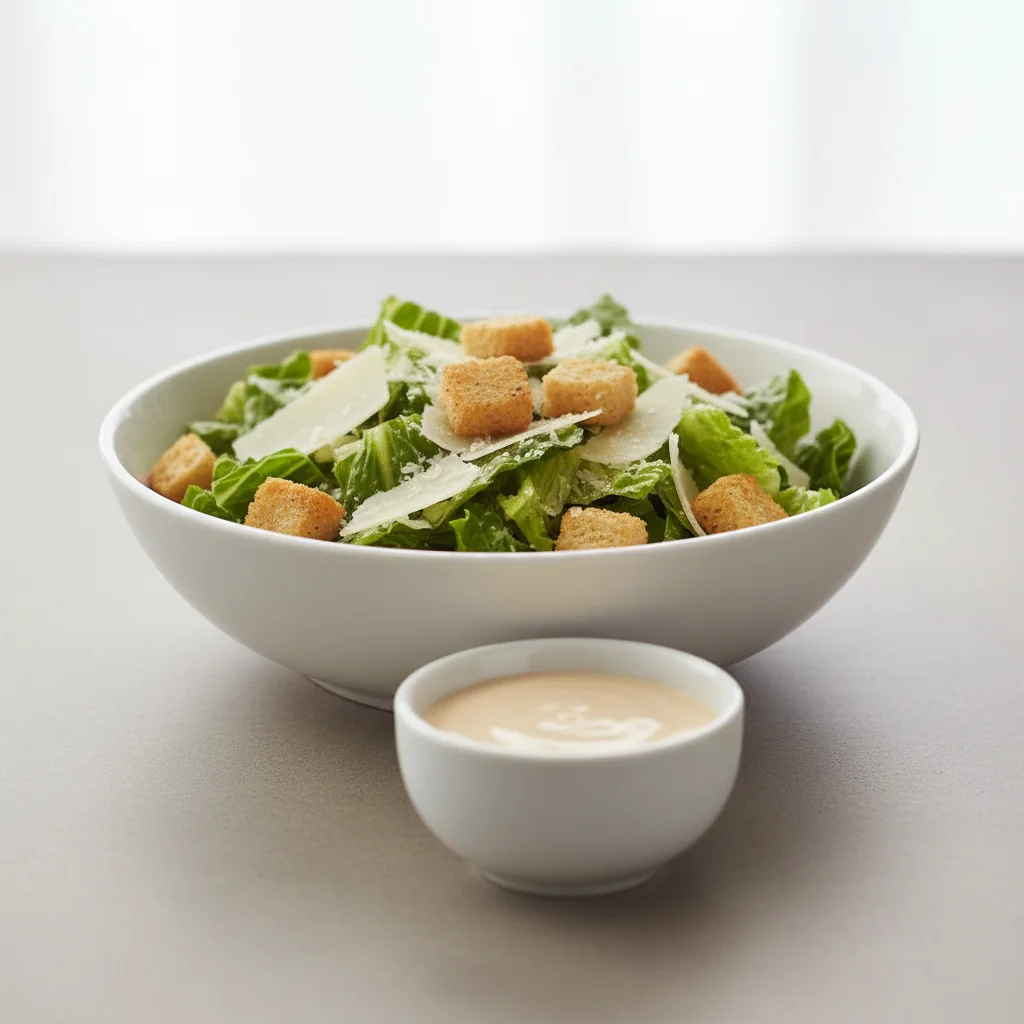 Caesar Salad with Caesar Dressing