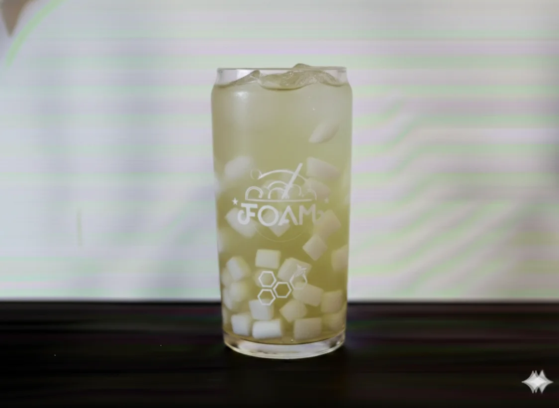 Jasmine Green Tea With Lychee Jelly (Unsweetened)