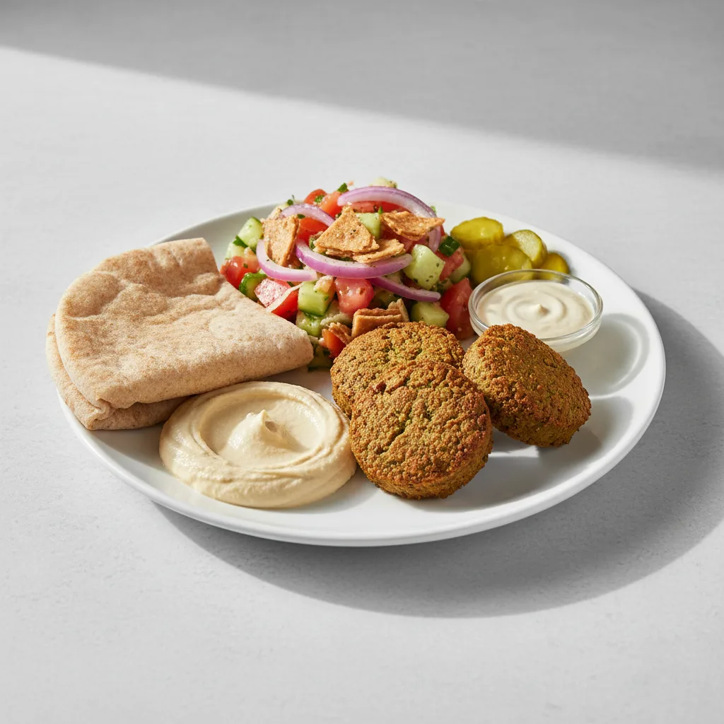 Falafel Plate (v) Falafel Plate (v)