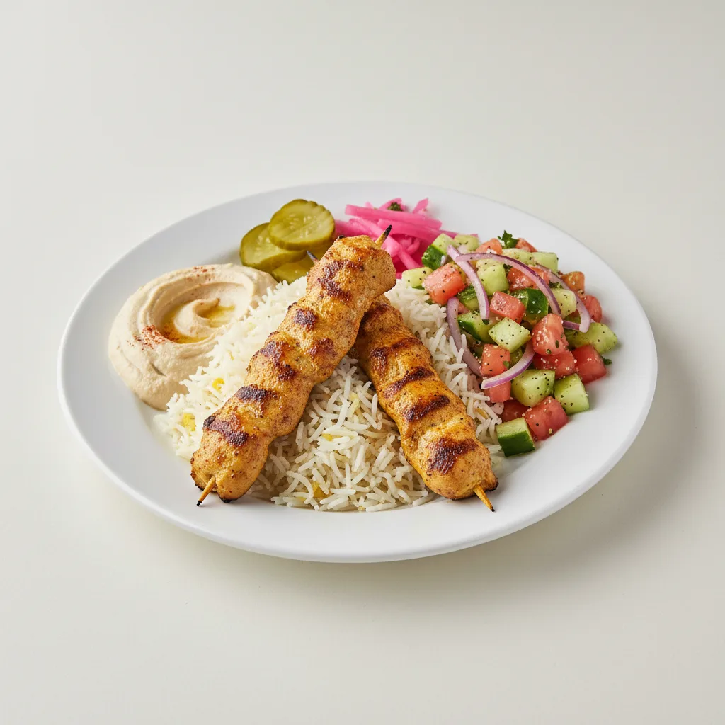 Kabob Chicken Plate Kabob Chicken Plate