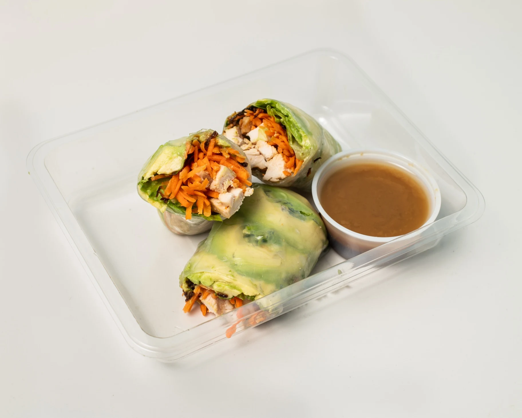 Asian Chicken Rice Wrap