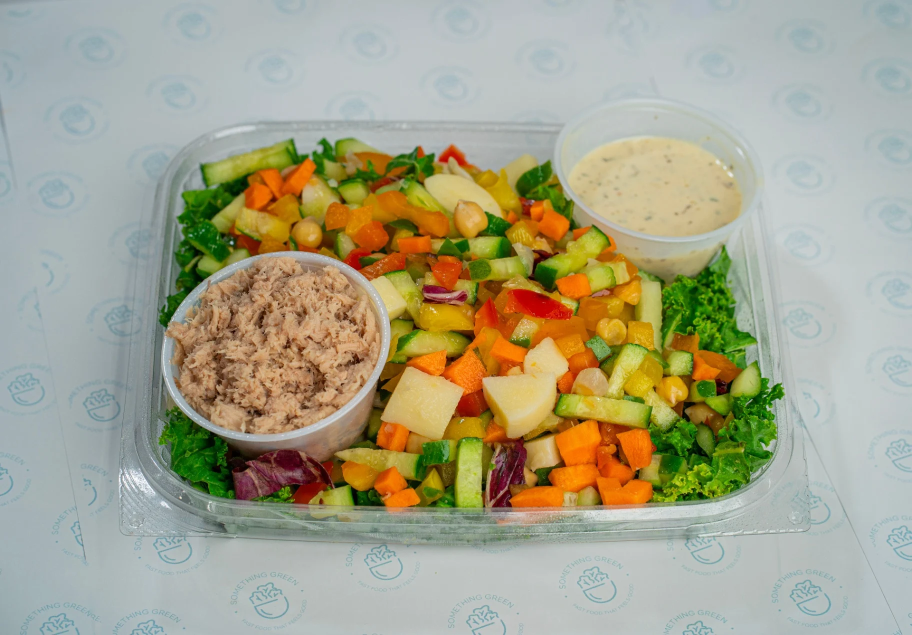 Kale Tuna Chopped Salad