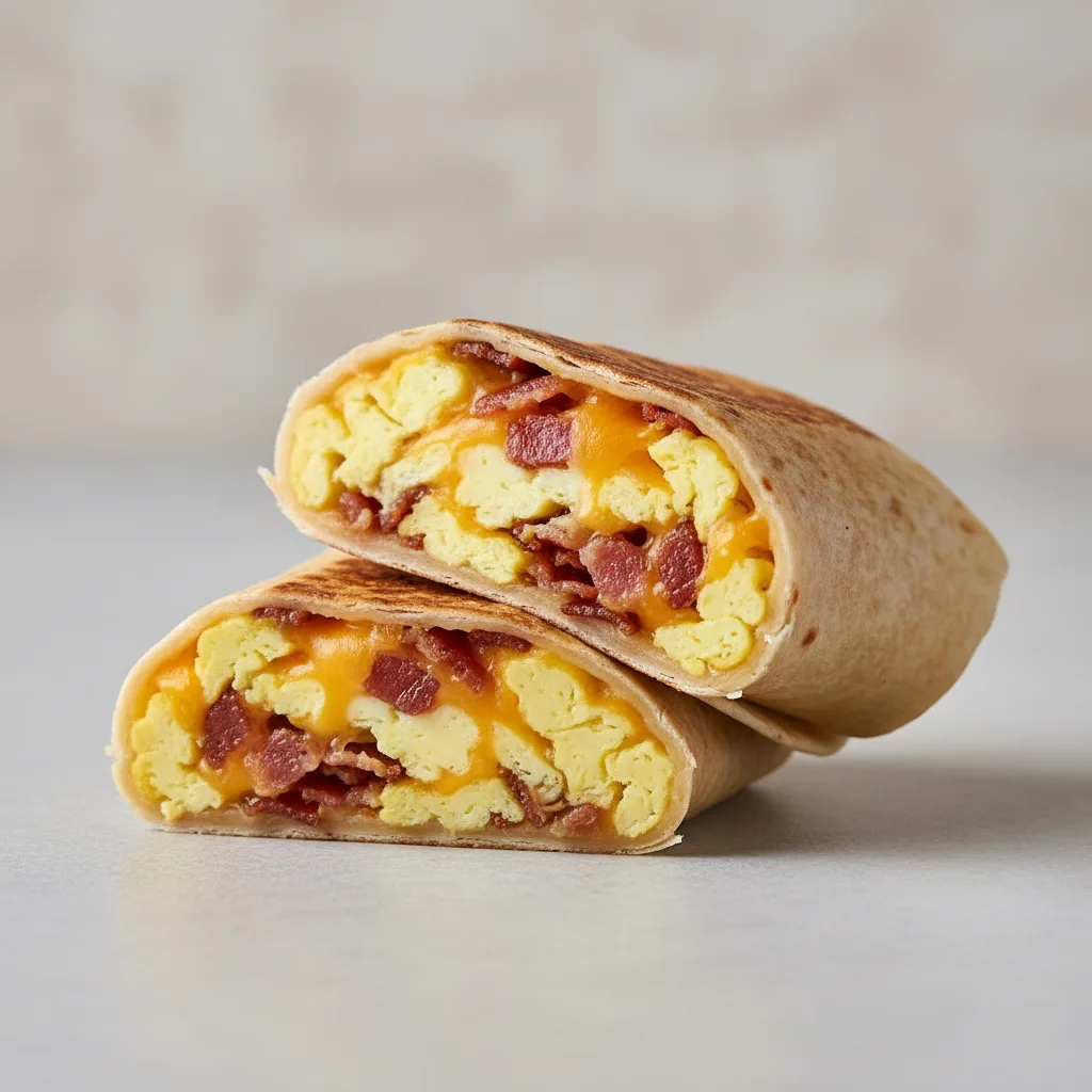 Burrito: Egg, Bacon & Cheese Burrito: Egg, Bacon & Cheese