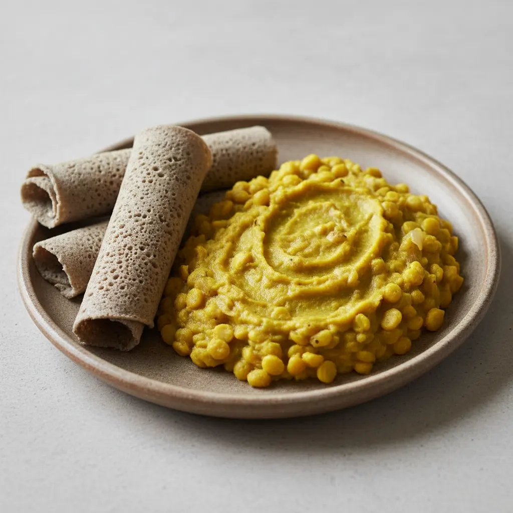 Kick Alicha with Injera Kick Alicha with Injera