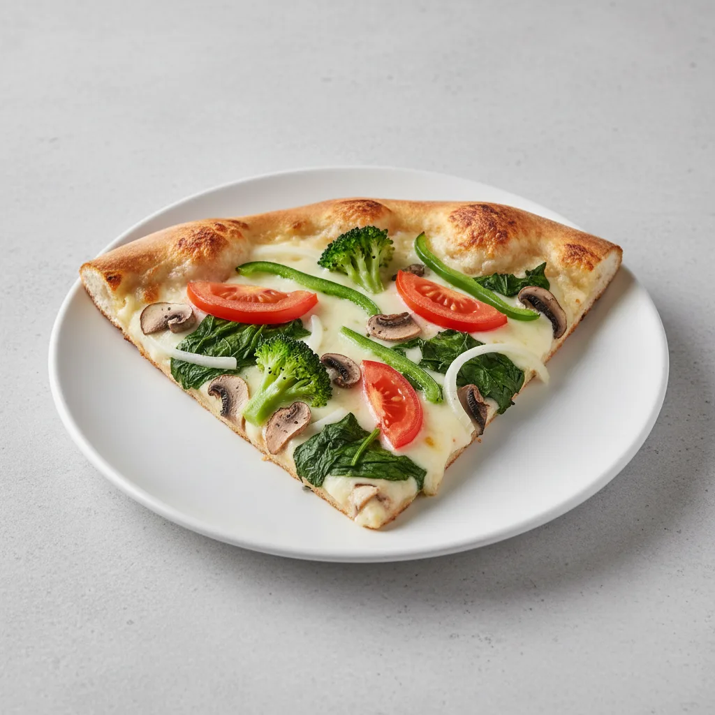 Vegetarian White Pizza Vegetarian White Pizza
