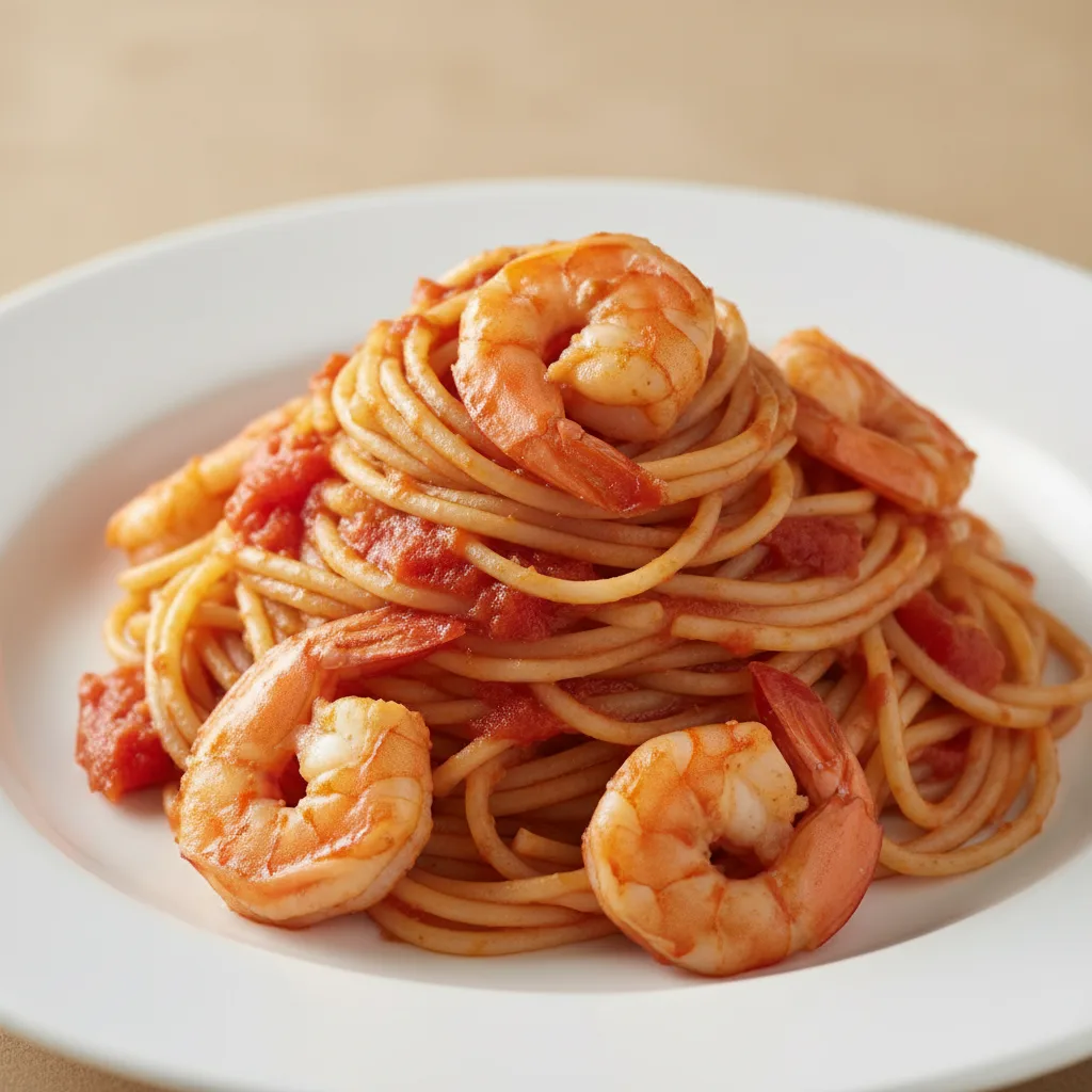 Spaghetti Shrimp Marinara Spaghetti Shrimp Marinara