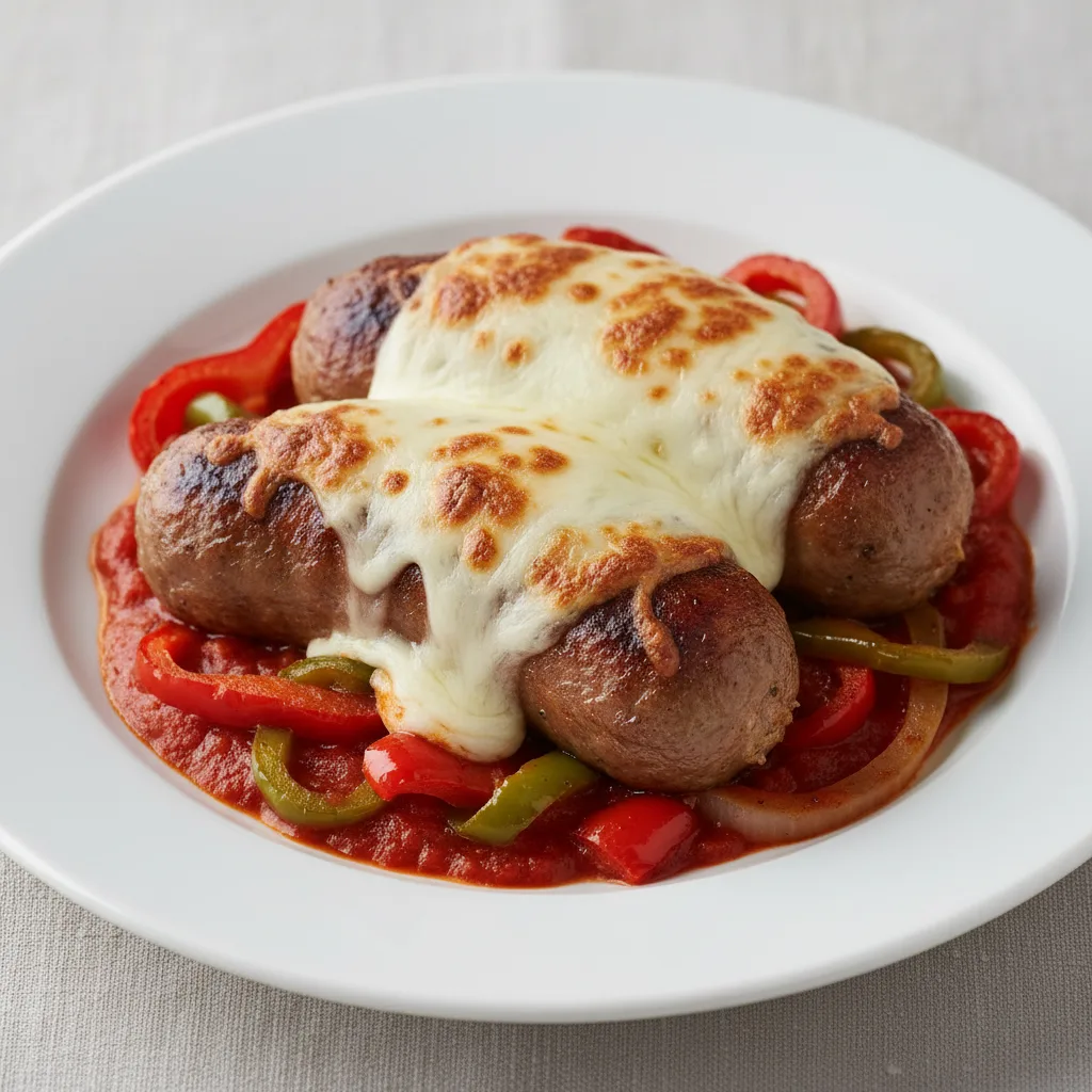 Italian Sausage Parmigiana Italian Sausage Parmigiana
