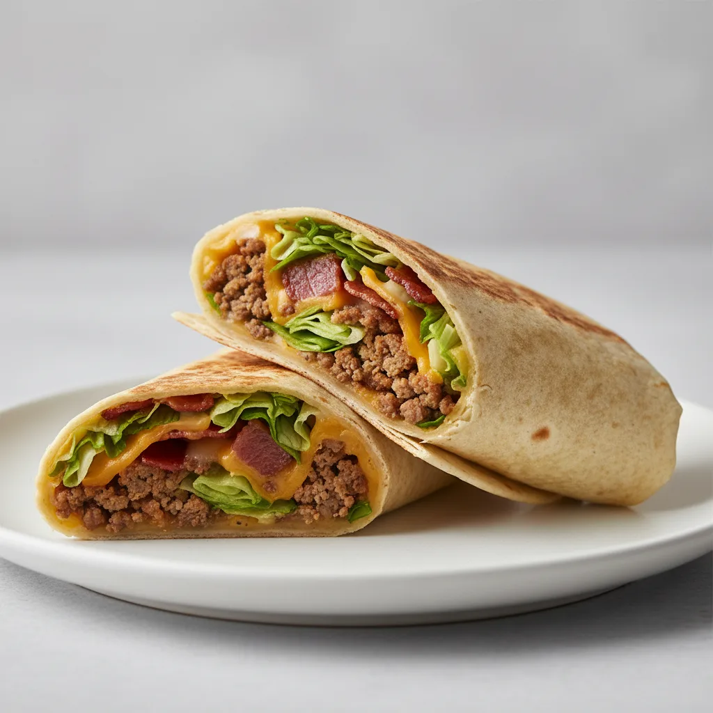 Bacon Cheeseburger Wrap Bacon Cheeseburger Wrap