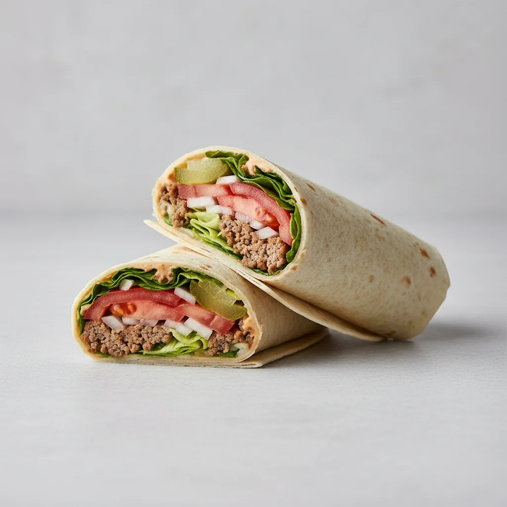 Cheeseburger Wrap Cheeseburger Wrap