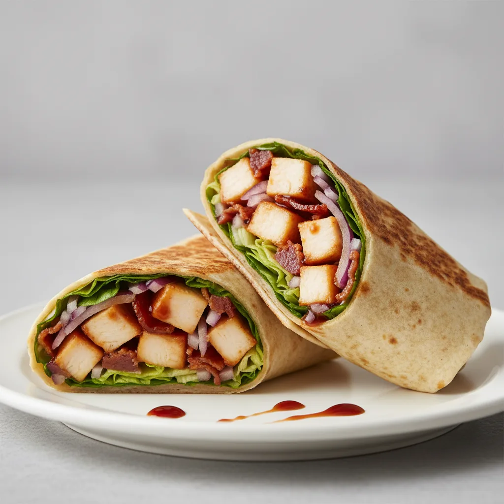 Honey BBQ Chicken Wrap Honey BBQ Chicken Wrap