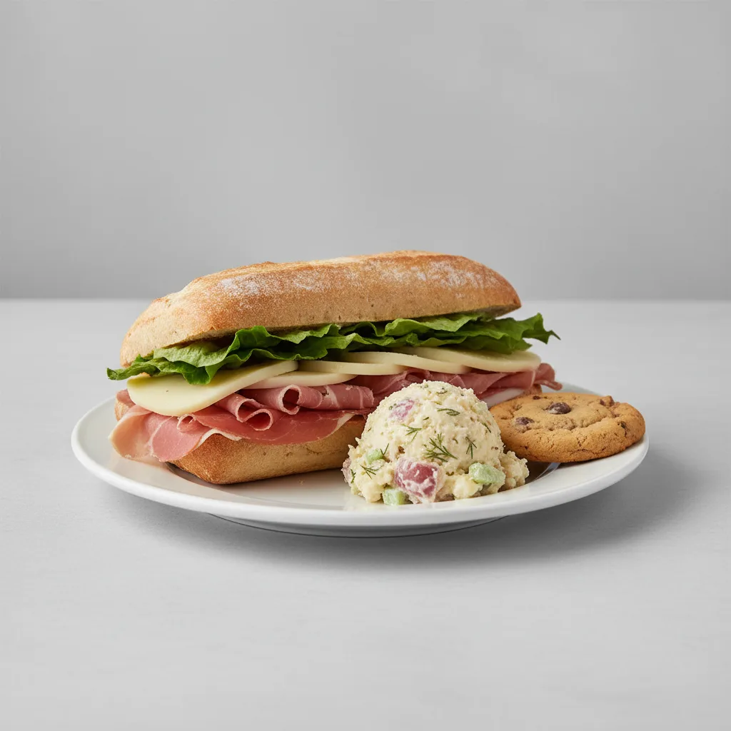 Prosciutto Di Parma Sandwich with Potato Salad Prosciutto Di Parma Sandwich with Potato Salad