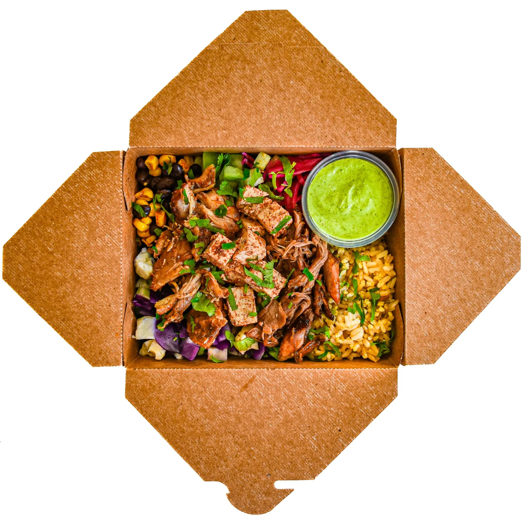 Palmita Power Rice Bowl with Palmita Mole