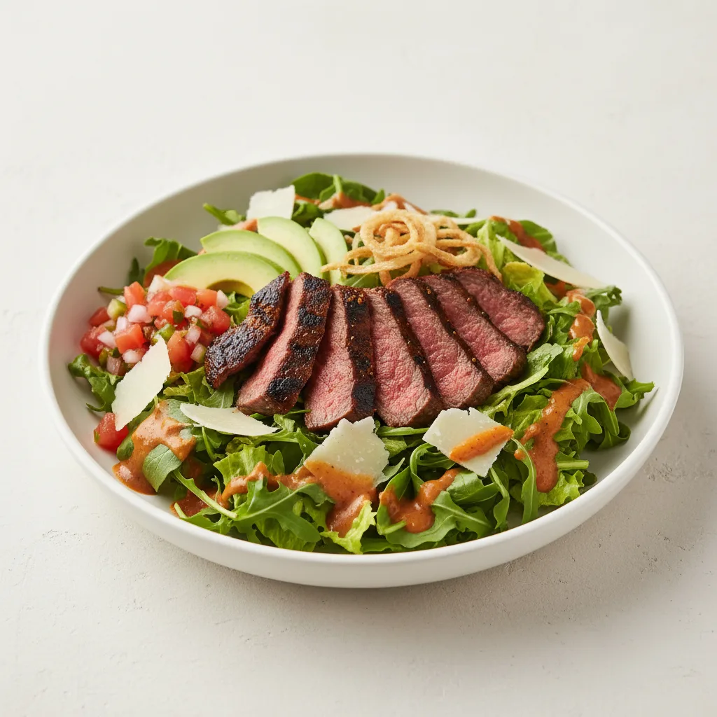 Adobo Grilled Steak Salad