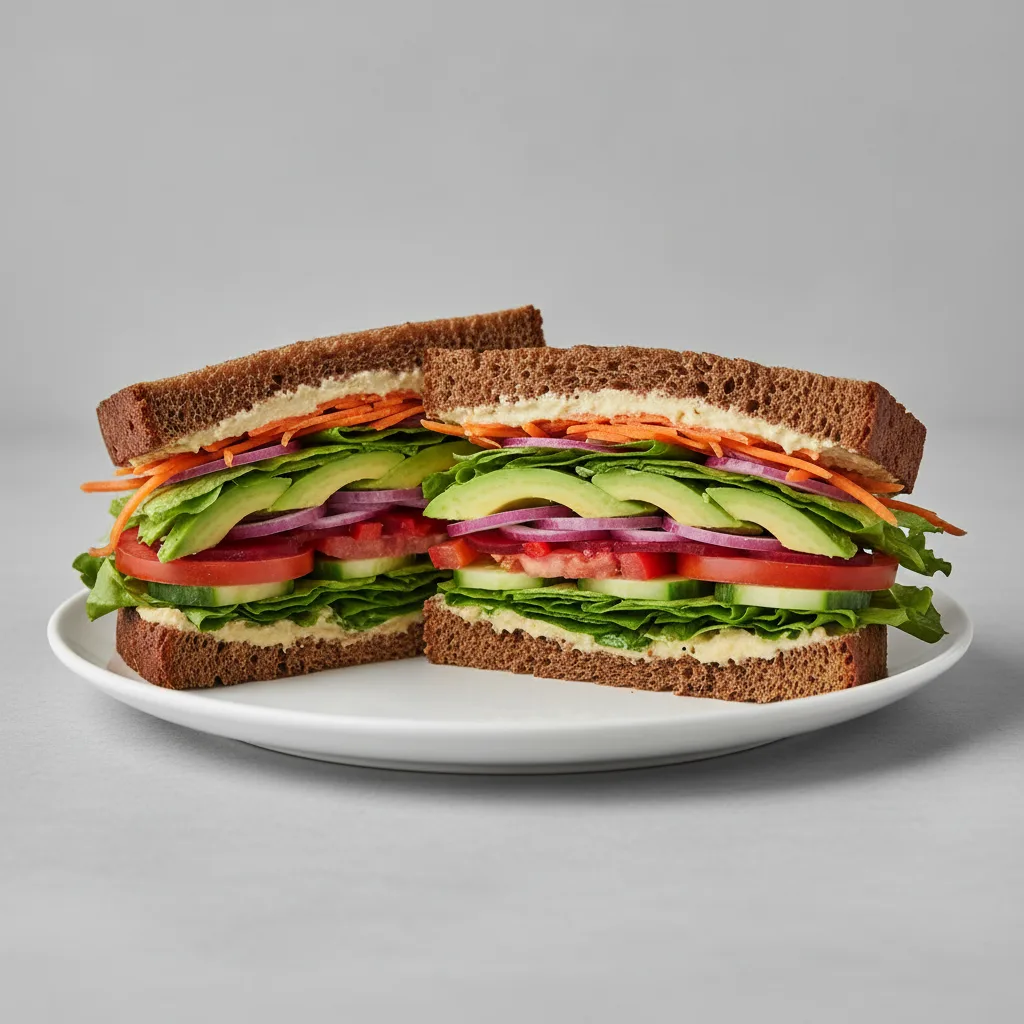 Avocado Veggie Sandwich