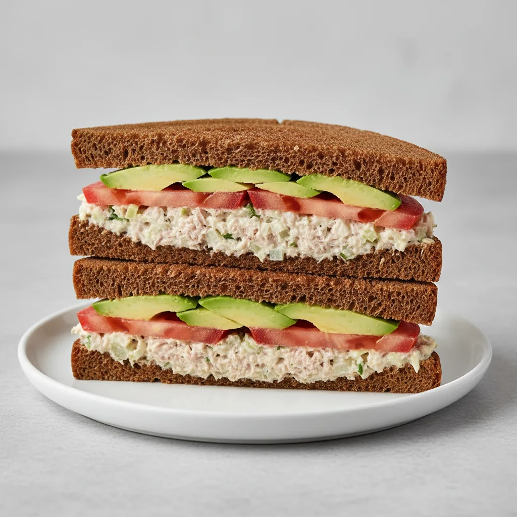 Avocado Tuna Salad Sandwich