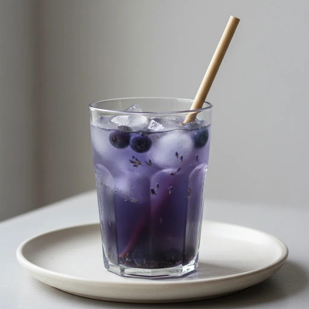 Organic Blueberry Lavender Iced Tea Organic Blueberry Lavender Iced Tea
