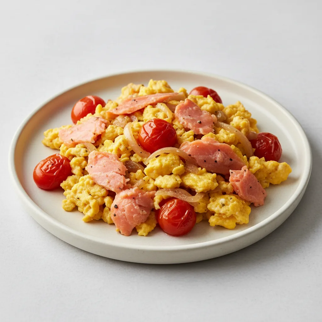 Smoked Salmon Scramble Smoked Salmon Scramble