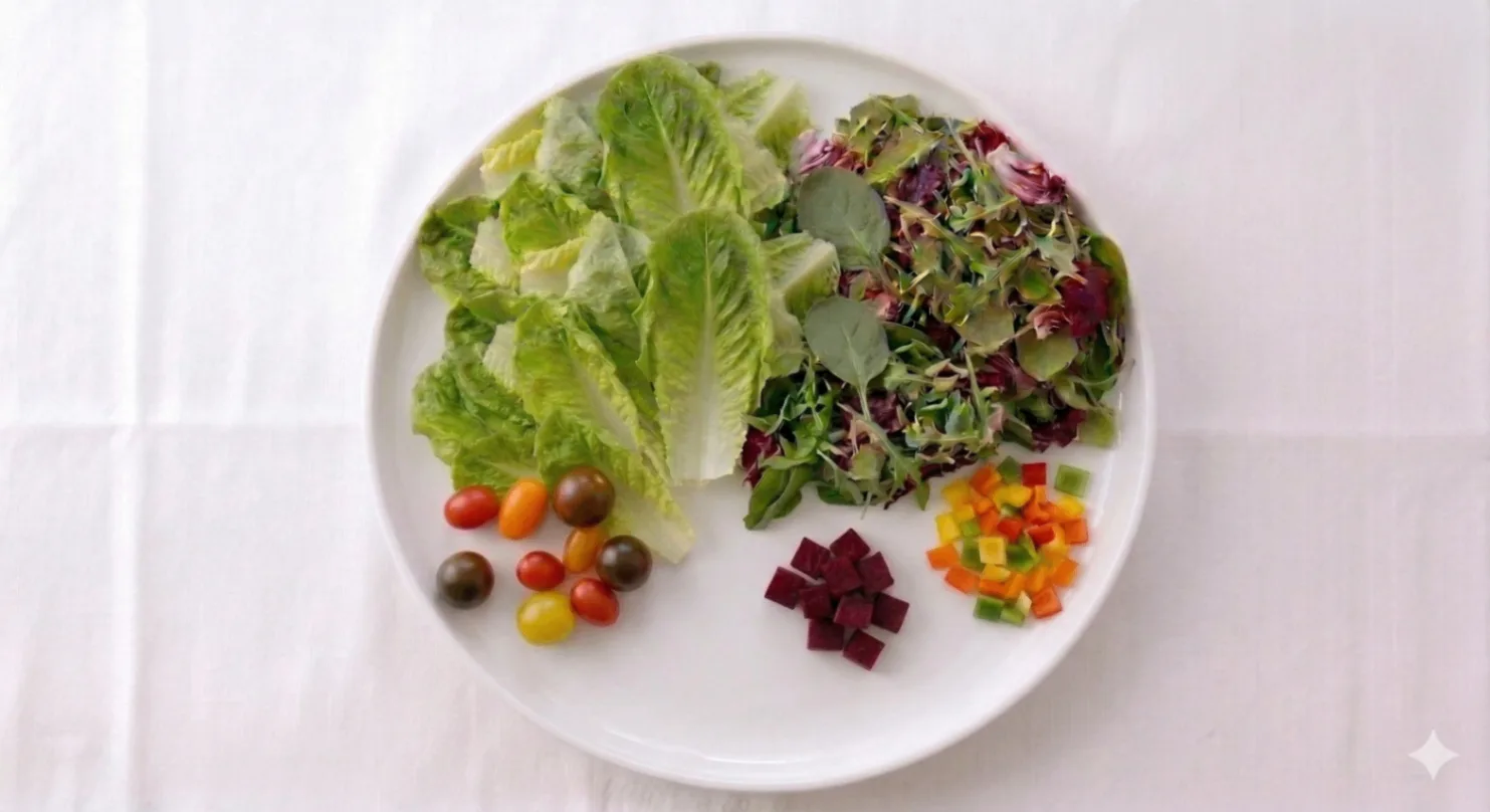 "Deconstructed" Garden Salad