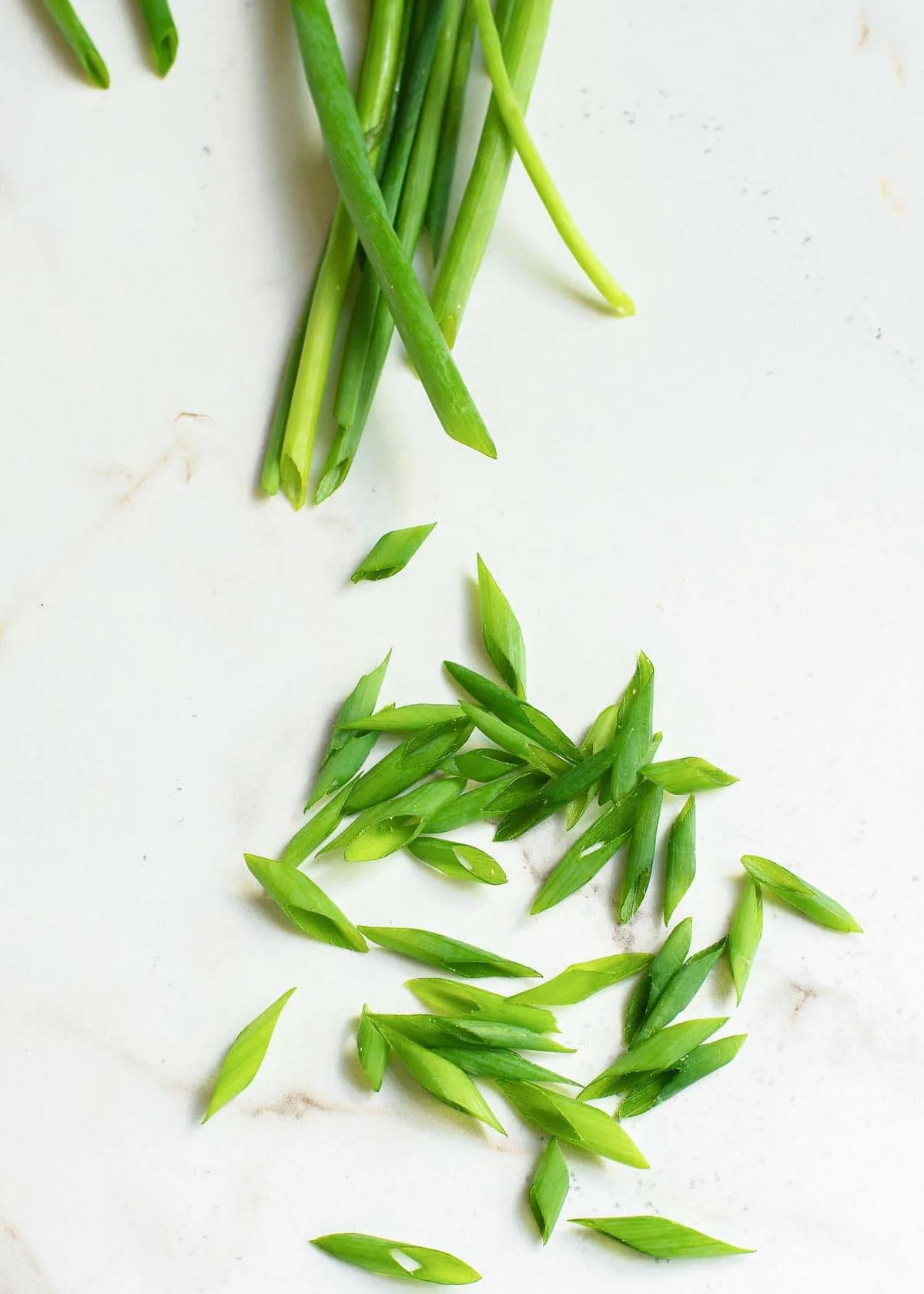 Angled Chopped Green Onions