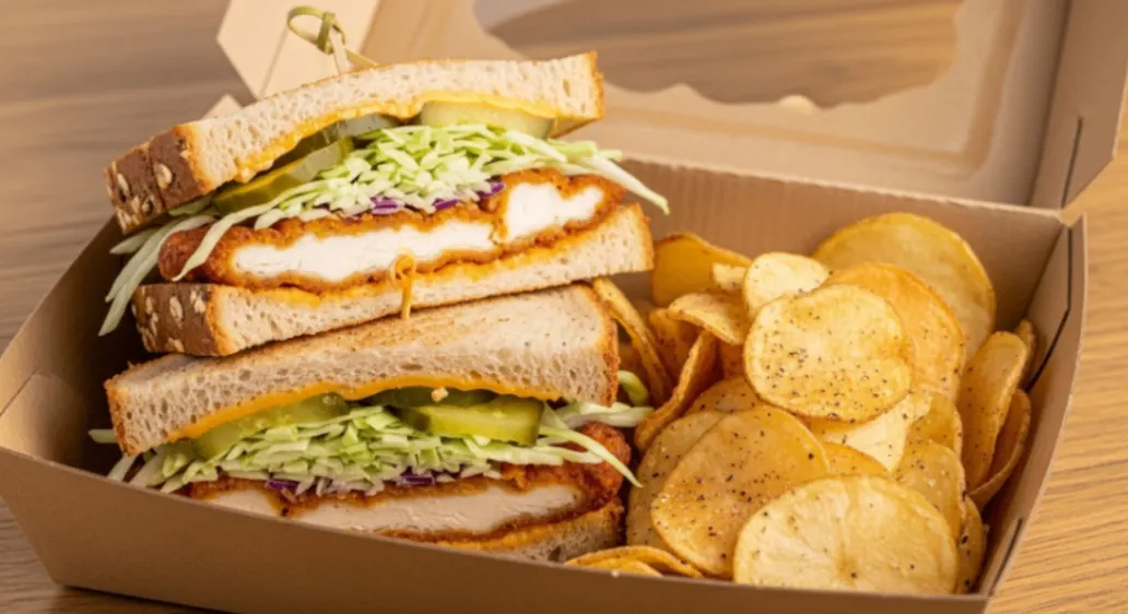 Cajun Chicken Sandwich with House-Made Chips