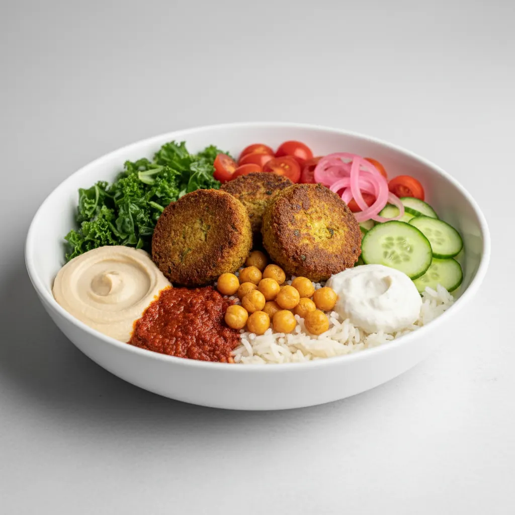 Falafel Mediterranean Bowl Falafel Mediterranean Bowl