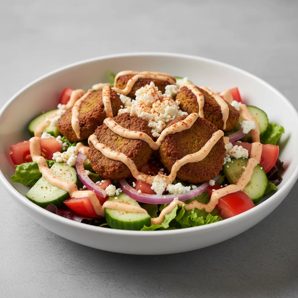 Falafel Gyro Salad Bowl Falafel Gyro Salad Bowl
