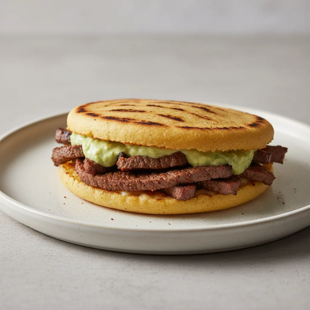Arepa Carne Asada Arepa Carne Asada
