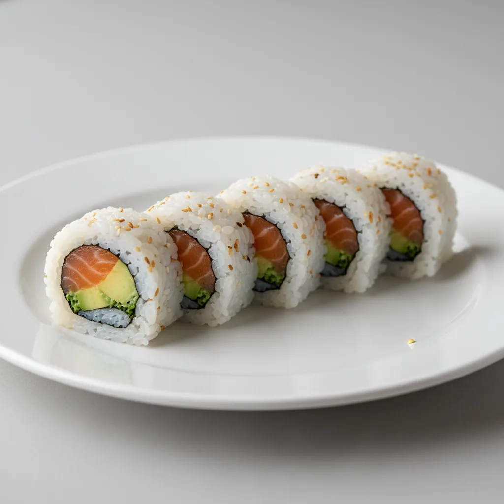 Salmon Avocado Roll Salmon Avocado Roll