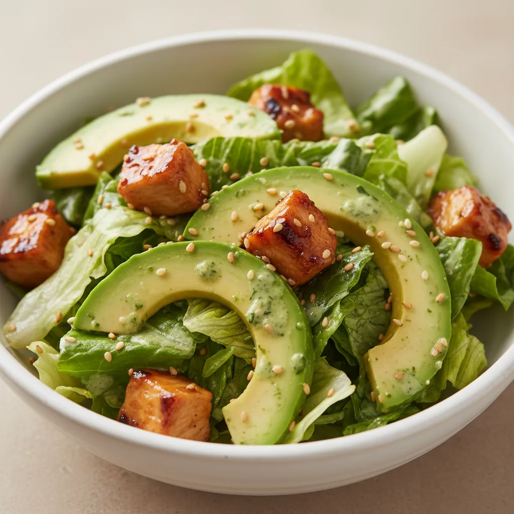 Chicken Teriyaki Avocado Salad Chicken Teriyaki Avocado Salad
