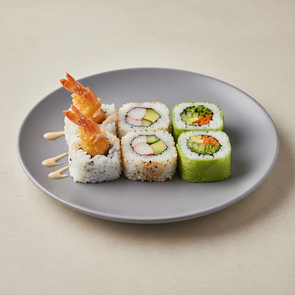 3 Rolls Cooked Sushi Combo 3 Rolls Cooked Sushi Combo