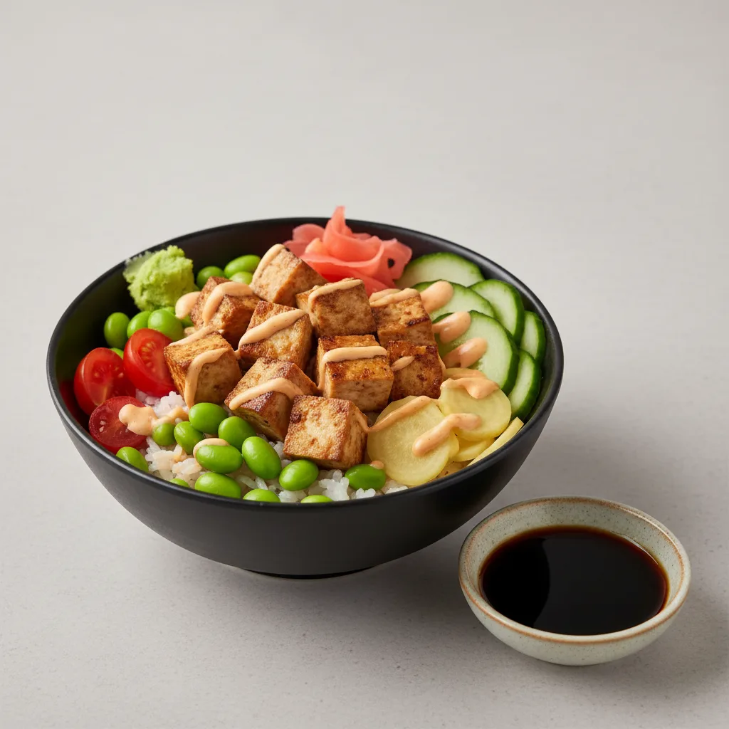Tofu Poke Bowl Tofu Poke Bowl