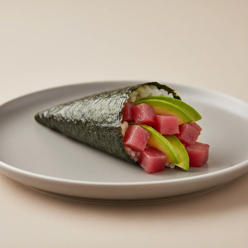 Tuna Avocado Handroll Tuna Avocado Handroll