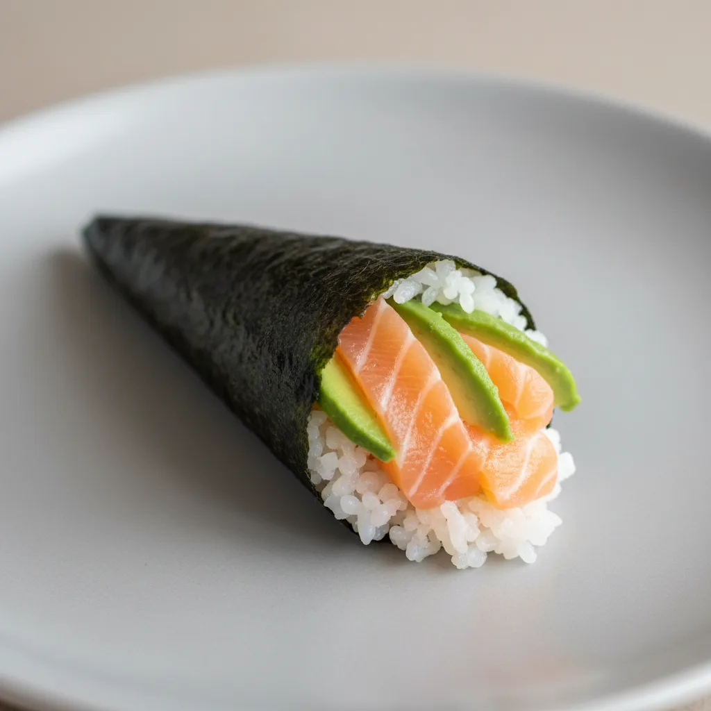Salmon Avocado Handroll Salmon Avocado Handroll