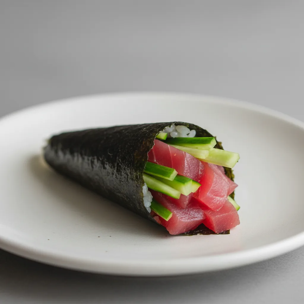 Tuna Cucumber Handroll Tuna Cucumber Handroll