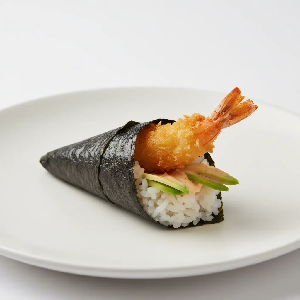 Shrimp Tempura Handroll Shrimp Tempura Handroll