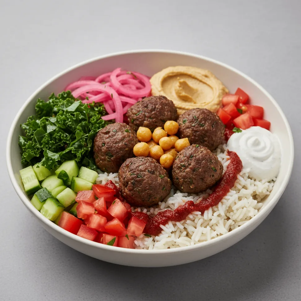 Beefteki Mediterranean Bowl