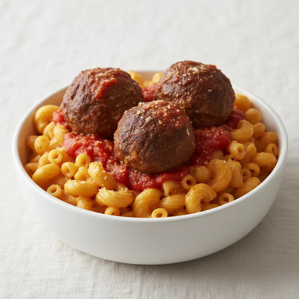 Meatball Mac and Cheese Meatball Mac and Cheese