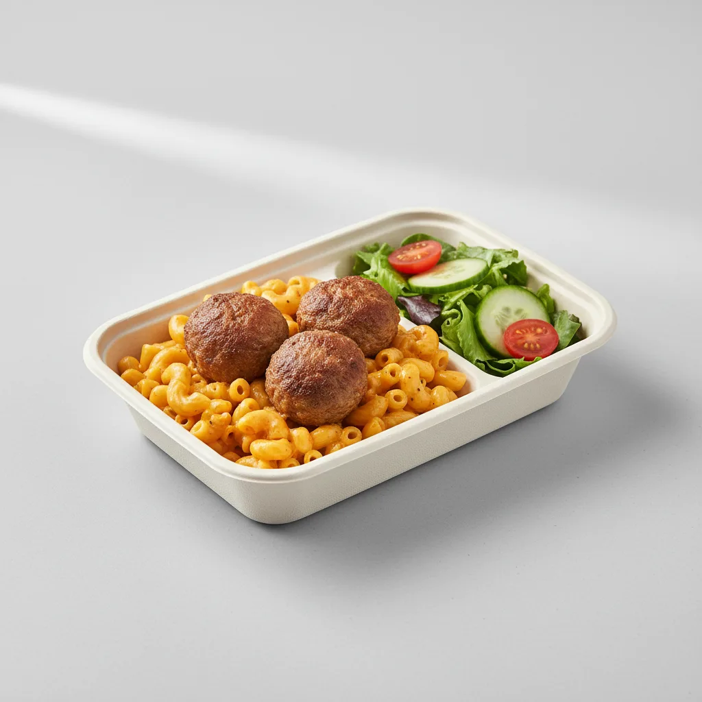 Meatball Mac and Cheese Boxed Meal Meatball Mac and Cheese Boxed Meal