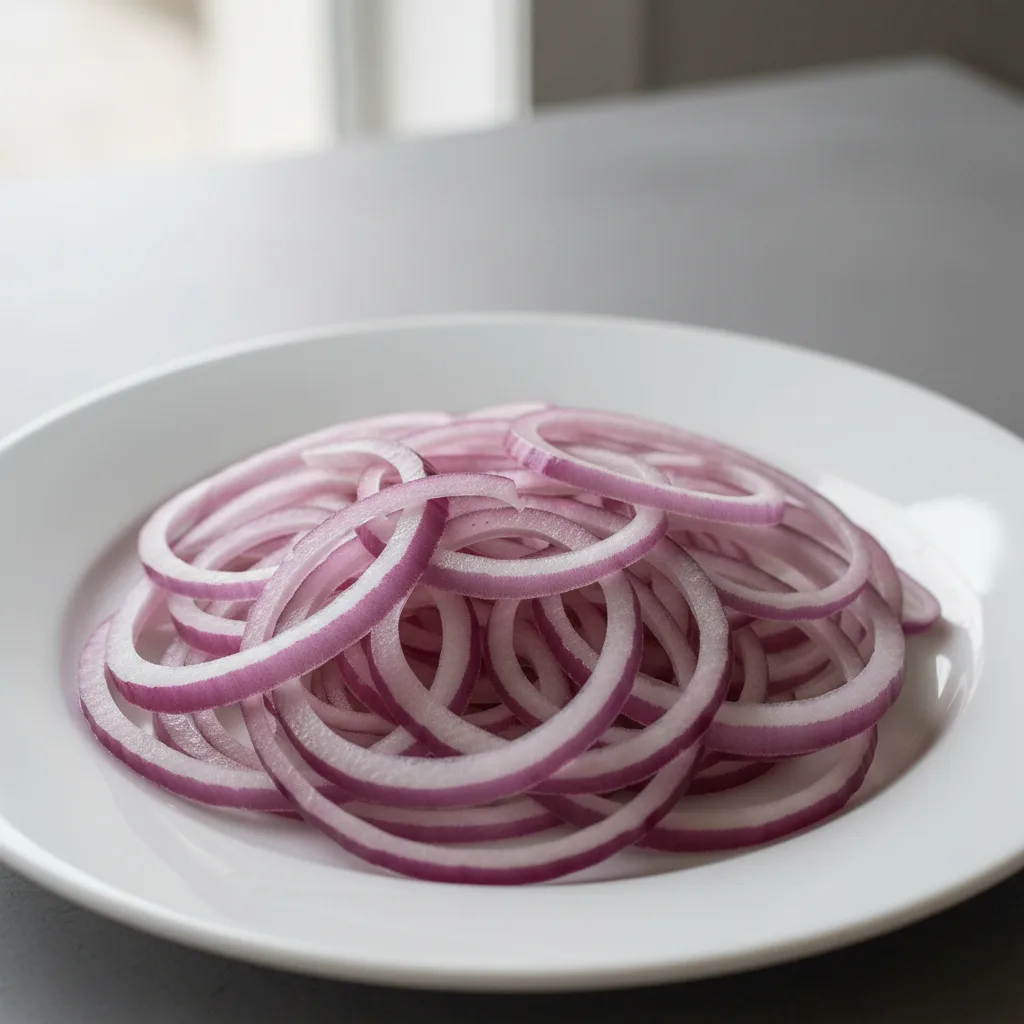 Sliced Red Onions Sliced Red Onions